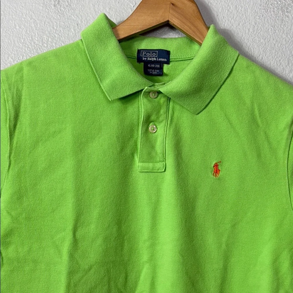 Polo Ralph Lauren‎ Kids Green Pique Polo Shirt